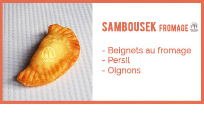 Samboussek Fromage - 1.50€ / pièce SF"